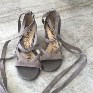 Sam Edelman Strappy summer sandal heel 6.5